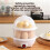 Automatic Double Electric Egg Streamer Custom Auto-Power Off  Kitchen Breakfast Machine US Plug 2
