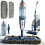 Floor Cleaning Spray Mop with 360 Rotation - Multi Surface Floor Cleaner for We 1