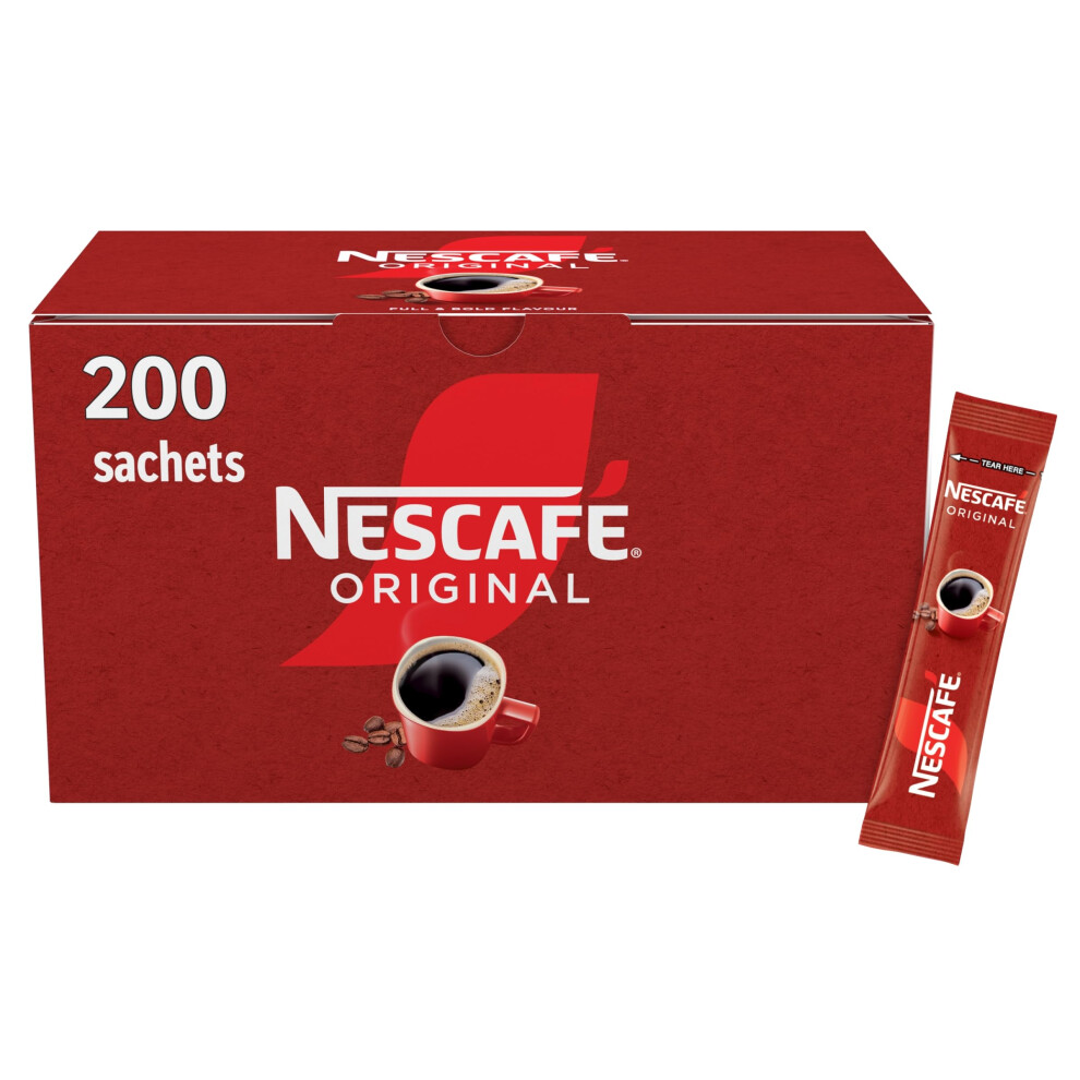 Nescafe Nescafé Original Instant Coffee Sachets - 200 X 1.8G