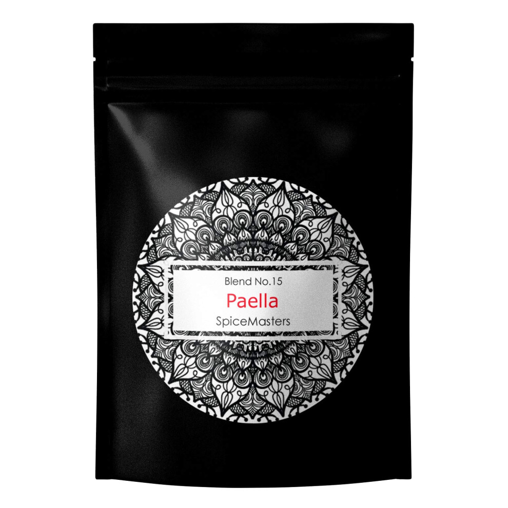 Spicemasters.co.uk Paella Seasoning Mix - Makes 5 Easy Family Meals - With Saffron - Spice Masters Superior Hand Blended- Authentic Spanish Made Simple - Free Same Day