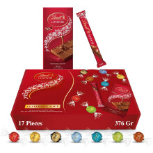 Lindt Letterbox Chocolate Hamper - 376g (17-Piece Set) - Assorted