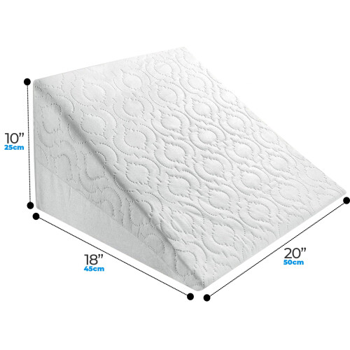 Orthopaedic Bed Wedge Pillow Foam Inside | For Acid Reflux, GERD, 1
