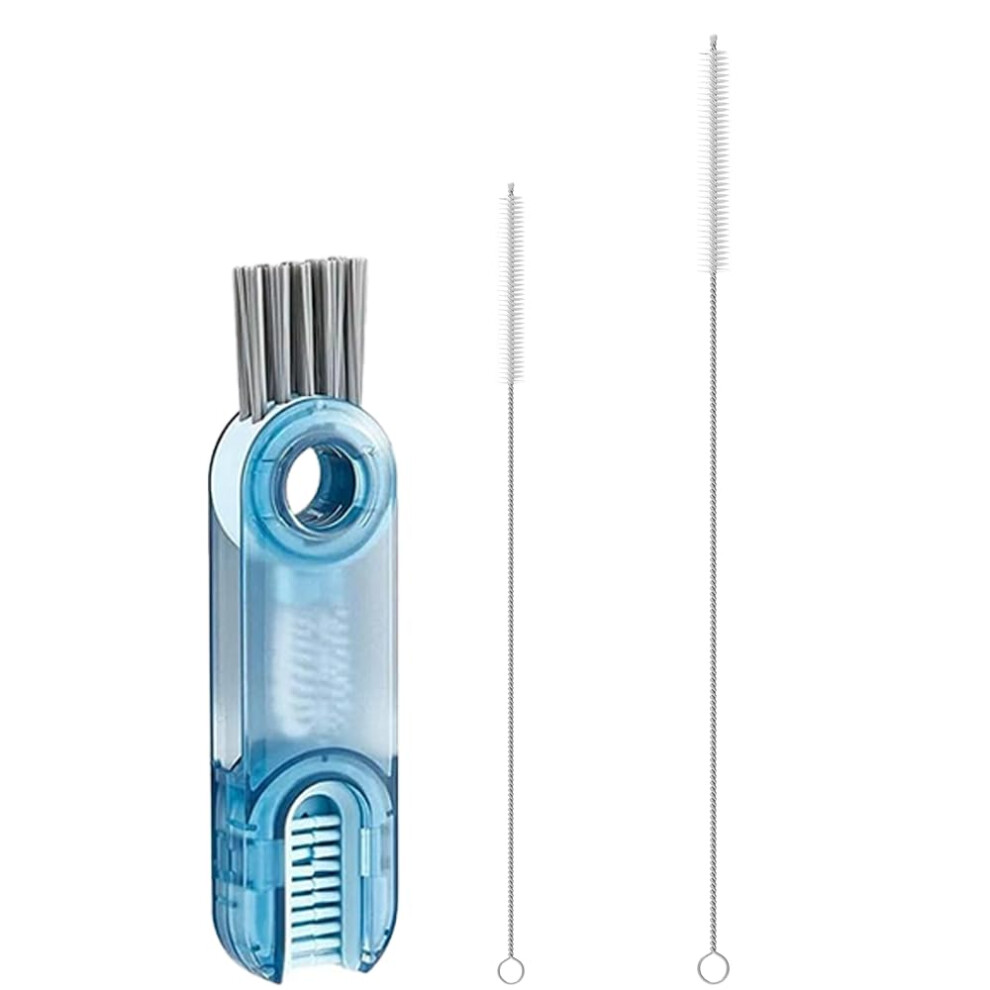Aeuezxx 3-In-1 Cup Lid & Straw Cleaning Brush Set - Multifunctional Detail Tool For Test Tubes
