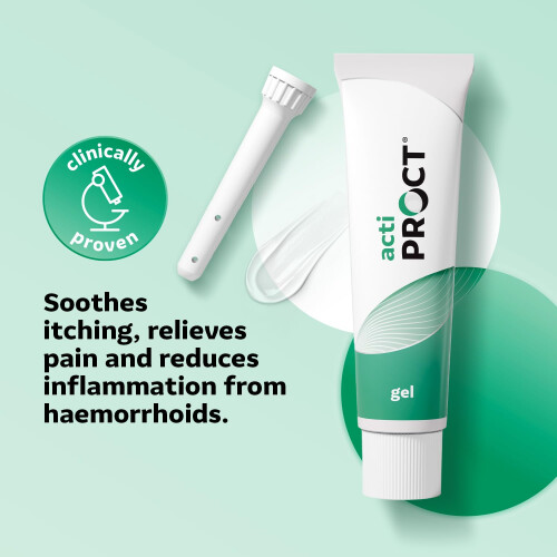 Actiproct Cooling Gel with Applicator - Haemorrhoids Instant Relief 1