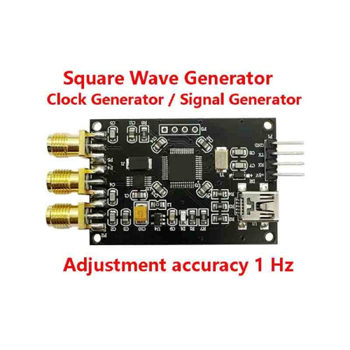 Square Wave Generator Three Channel Signal / Clock / Square Wave Generator Module 8K-100M High-Accuracy 12 Resolution 2