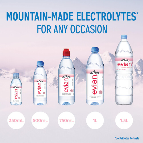 Evian Prestige Still Mineral Water, 24 x 0.5 Litre 2