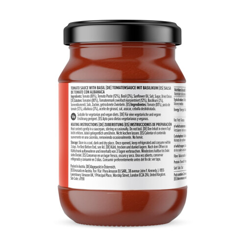 by Amazon Pasta Sauce Basilico, 420g 1