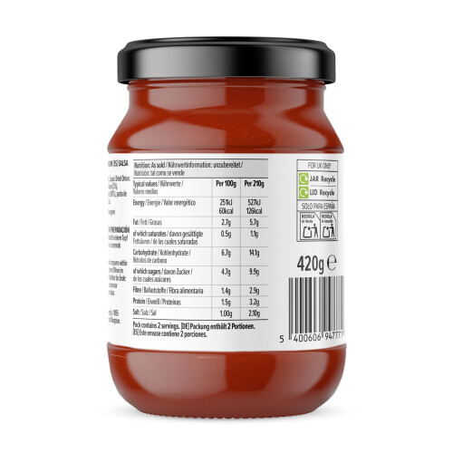 by Amazon Pasta Sauce Basilico, 420g 2