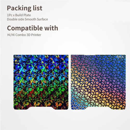 For  Hi Combo Build Plate PEK PEC Sheet Double Sided Smooth Board Heated Bed Spring Steel Flexible Platform 1