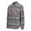 (S, Grey) SoulCal Mens Plaid Polyester Shacket 3