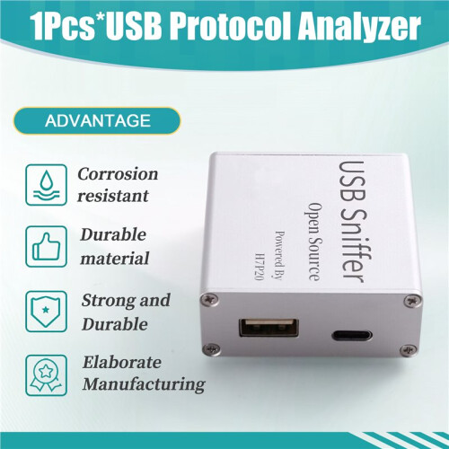 USB Protocol Analyzer 480M USB Sniffer Support Wireshark Open Source FPGA-Based 2