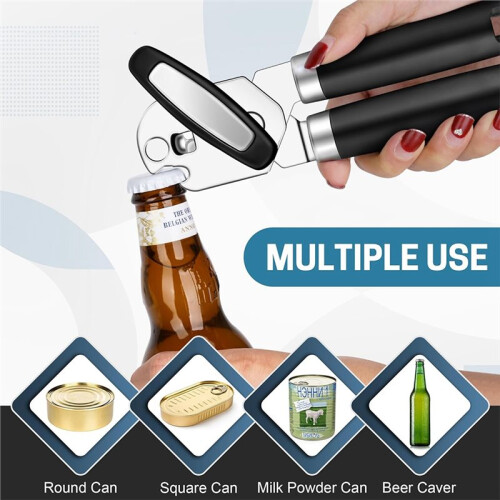 Multi Functional Stainless Steel Can Opener Kitchen Artifact Small Tool Practical Manual Bottle Opener 2