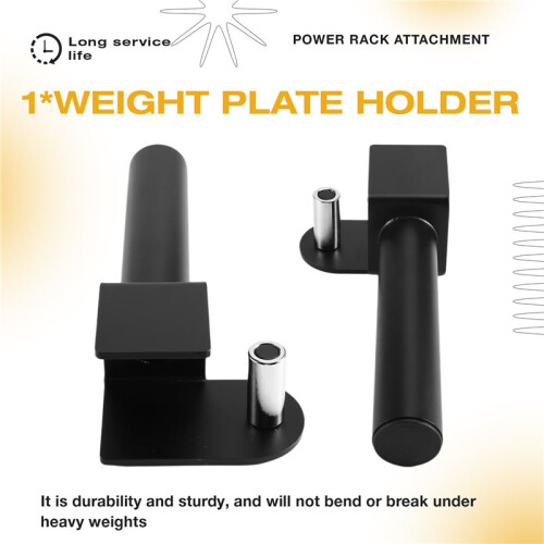 Support de Disques de Musculation pour Rack à Squat (à Gauche) 2