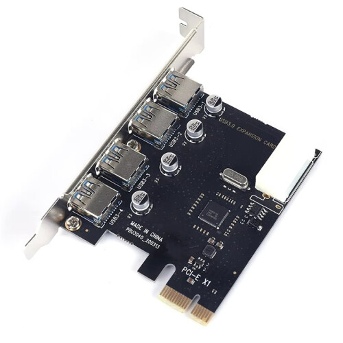 PCIE Riser Expansion Card 4  PCI Express USB 3.0 High-Speed Interface Extension Protection Card Computer Notebook 2