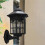 Solar-Wandleuchte mit Lichtsensor, Außenwandleuchte mit Dämmerungssensor für Haus, Garage, Tor B 5
