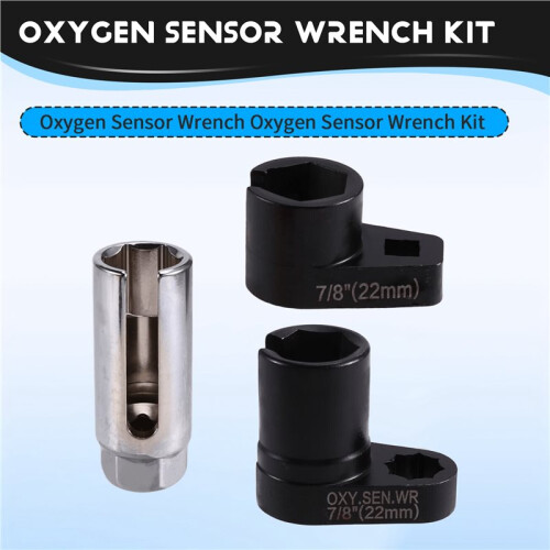 Oxygen Sensor Wrench Oxygen Sensor Wrench Kit Automotive Oxygen Sensor Socket Set Accurate Sensor Wrench Remover Tool 1