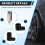 Oxygen Sensor Wrench Oxygen Sensor Wrench Kit Automotive Oxygen Sensor Socket Set Accurate Sensor Wrench Remover Tool 4