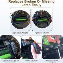 Replacement Door for Robot Vacuum Cleaning Module, for I1-I9, J7-J10, E5, E6 & Series
