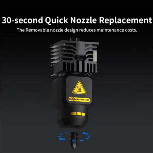 M4 Hotend Kit for  P2S Hotend Endcoat Carbide Nozzle Replaceable High Flow Nozzle 3D Printer Accessories 0.4mm 1