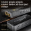 3.5mm 4.4mm 384KHz/32bit Stereo Music HiFi Audio Headphone Amplifier Small Tail Power Amplifier DAC DSD Audio Decoder 2
