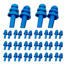 40pcs Soft Silicone Ear Plugs Waterproof Swimming Ear Plugs Reusable Noise Reduction Sleeping Ear Plugs