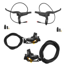 NUTT 4-Kolben-Öl-Scheibenbremsen-Kit F160 R140 Basis und Y5-Bremssatz für A5-D für für ZERO für Kaabo Mantis