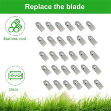 30 Pcs Lawn Mower Cutting Blades 0.7 mm for Automower/Gardena /Yardforce Robotic Lawnmower A