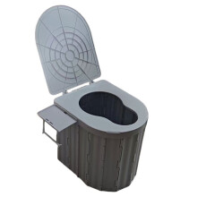Toilettes de Camping, Toilettes Portables pour Adultes, Toilettes Pliantes de Portables avec Couvercle et Porte-Papier