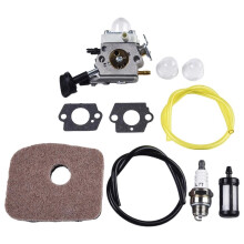 Carburateurset voor BG86 BG86C BG56 SH56 SH56C SH86 SH86C Primerbolletjes Bougie Brandstofleiding Luchtfilter Tuingereedschap Onderdelen