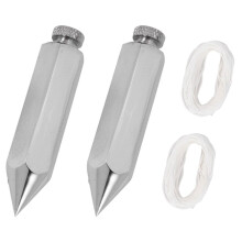 Hexagon Steel Plumb Bob General Level Plumb Bob with 4.5 M Messenger Straight Level Setter for Surveyors Excavation