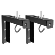 Universelle L-Förmige Projektionsleinwandhalterungen, Wand- und Deckenmontage, 15 cm Verstellbare Verlängerung mit Hakenset