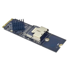 Carte D'Extension M.2 NVMe Vers SATA3 SFF-8087 - Adaptateur de Disque -SAS/