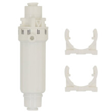FR-A2-Q2 900-2300CC Regulador de Flujo de Aguas Residuales Ajustable para Purificador de Agua RO con Filtro de Agua de Manguera PE de 1/4
