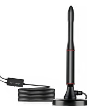 ATSC TV-Antenne voor Binnen, DVB-T2 Digitale Antenne met een Bereik van Meer Dan 650 Mijl voor -Tv'S en Lokale Zenders, Ondersteunt 4K en 1080p