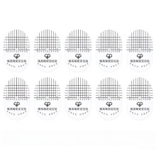 216-Teiliges Set Zur Bearbeitung Von Brillengläsern in der Optometrie mit Pupillendistanz- und PH-Wert-Aufklebern