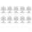 216Pcs Optometry Optical Eyeglasses Lens Processing Kit with PD PH Locator Stickers 1