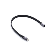 Câble USB-C Vers USB-C Court, Toutes Fonctions, Transfert de Données 80 Gbit/S, Affichage 8K, Charge Rapide PD 240 W, 0,2 M