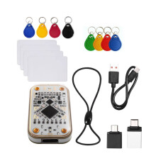 Lecteur de Puces RFID Chameleon V3.0 + 8 Porte-Clés UID/CUID + 4 Cartes UID 125 KHz 13,56 MHz Copieur D'Étiquettes Intelligentes pour Cartes à Puce