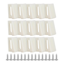 Lot de 15 Guides de Porte Coulissante à Galet, Diamètre 1,125 Pouce, Fixation sur le Montant pour Sols Recouverts de Moquette