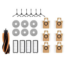 Accessoires pour Aspirateur Robot pour JONR P20 PRO / T5 Pro : Brosse Latérale Principale, Filtre HEPA, Lingette de Nettoyage, 23 Pièces de Rechange
