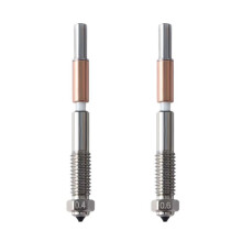 2 Ugelli per QIDI Q2 Combo, Ugelli Bimetallici per Hotend per QIDI Q2C, Ugello In Acciaio Temprato 0,4/0,6 mm