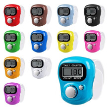 12er-Pack Elektronischer Fingerzähler, 5-Stellige Elektronische LCD-Digitalanzeige, Handzähler, Klicker, Zähler