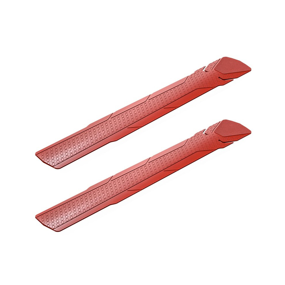 Photos - Cable (video, audio, USB) Mountain Bike Down Tube Frame Protector, PVC Guard for Collision & Scratch Protection Red