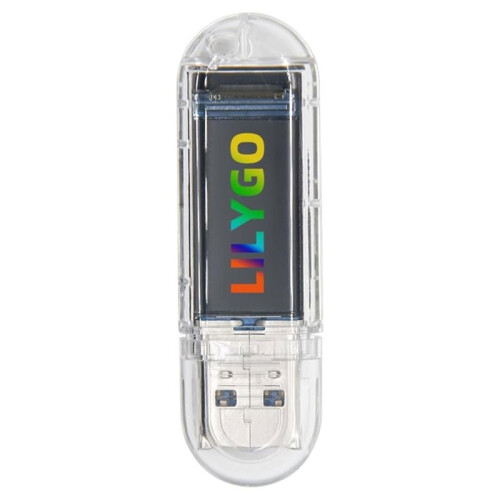 LILYGO Placa de Desenvolvimento T-Dongle-C5 ESP-C5HR8 TTGO com Cartão TF e Tela LCD IPS ST7735 de 0,96 Polegadas