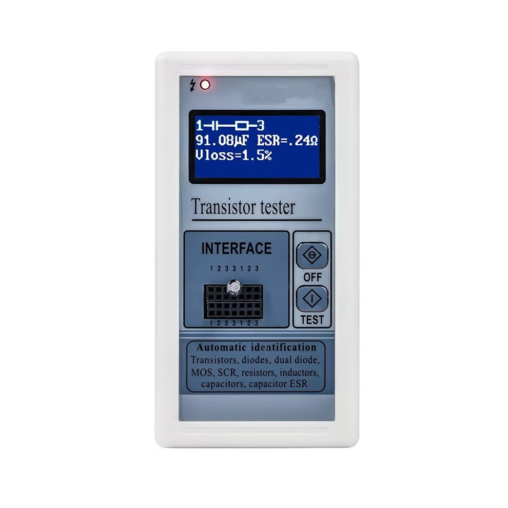 Saudism M328 Transistor Tester For Resistance, Capacitance, Inductance, Diode, Scr Measurement, For Esr Instrument