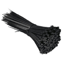 Self-Locking Nylon Tie Black 8x200 Cable Tie Fastening Ring Cable Tie Zip Wraps Strap Nylon Cable Tie Set