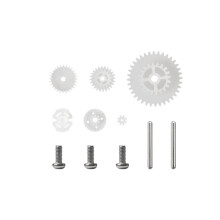 Kit de Engrenagens Redutoras de Plástico de Eixo Único CyberBrick 1:48 da para para Modelos Impressos em 3D