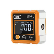 Digitaler Winkelmesser Protractor Winkelmessgerät Neigungsmesser 4x90 Magnetwasserwaage Winkelmeter mit Doppelseitigem Licht
