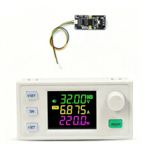 Convertitore Step-/Step-Down SK220X + Modulo di Ricarica Solare A Tensione e Corrente Costante S485X con Alimentatore Regolato.
