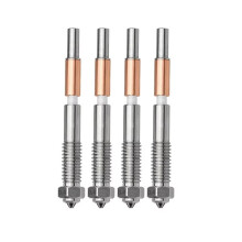 4Pcs for QIDI 4 Hardened Steel Nozzle 0.4mm Quick Removal Nozzles 3D Printer Nozzles Replacement Parts Accessories